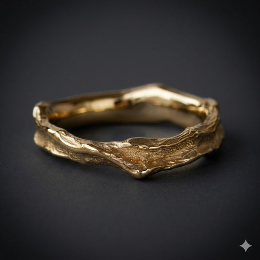 Vintage Gold Ring | Handcrafted Jewelry | Unique Design for All Occasions